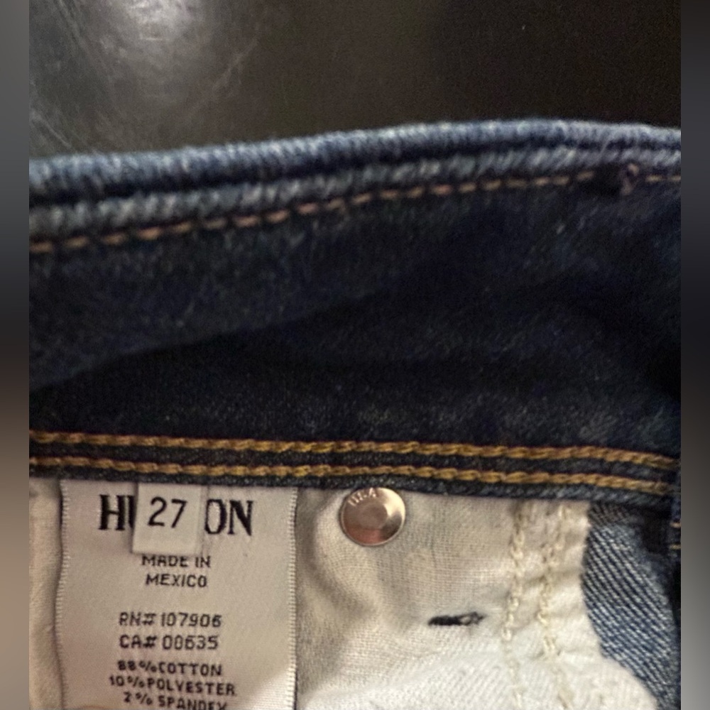 Hudson Collin Flap Skinny Jeans Size 27 - Picture 5 of 10